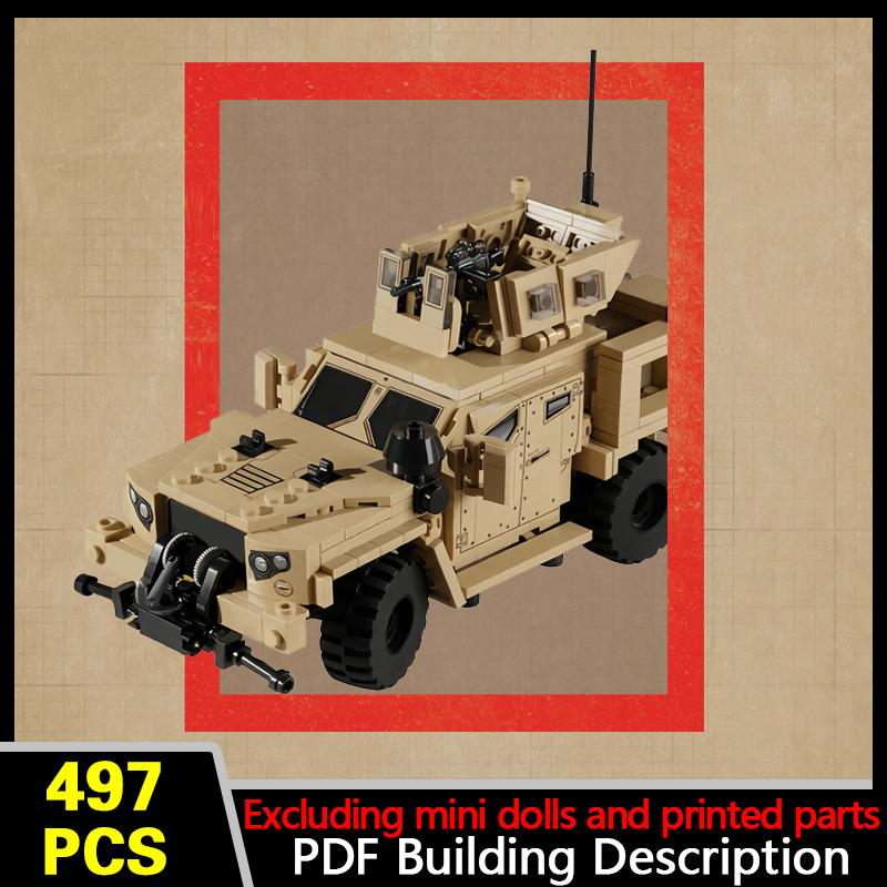 Heavy Equipment Lego - M1278 Modello di Porta-Armi Pesanti MOC,