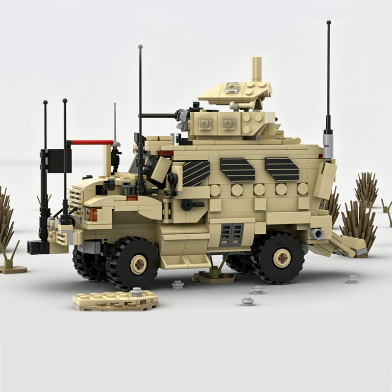 Heavy Equipment Lego - Modello di Auto Blindata Pesante qwert,