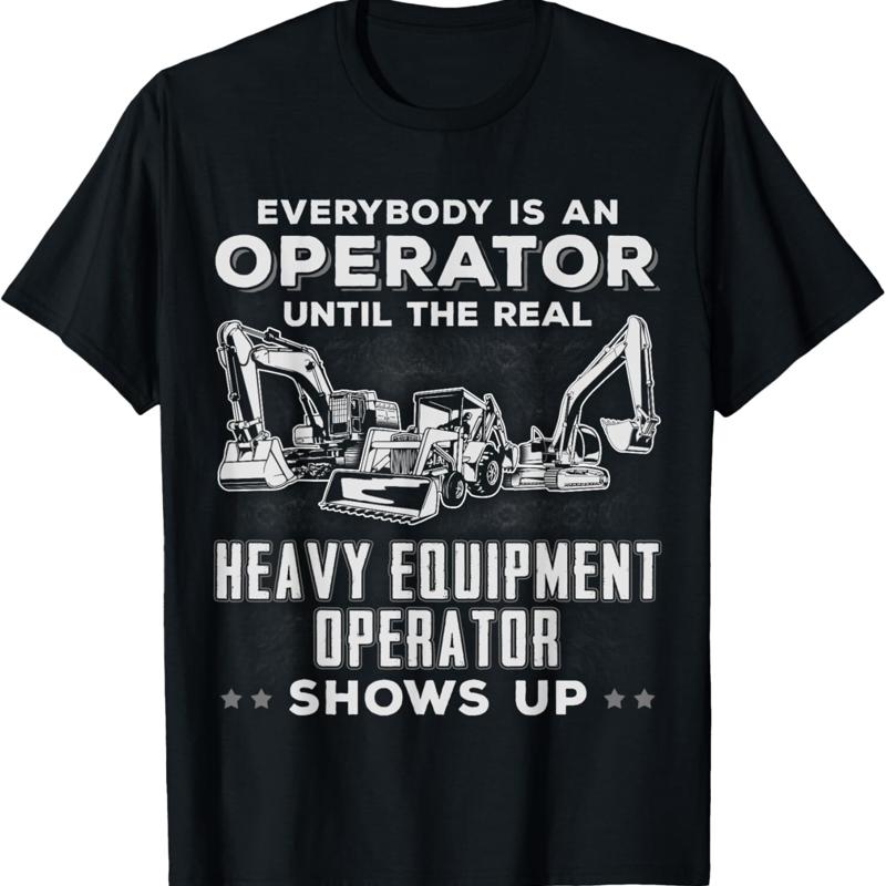 Heavy Equipment Excavator - Divertente maglietta per operatore di escavatore,