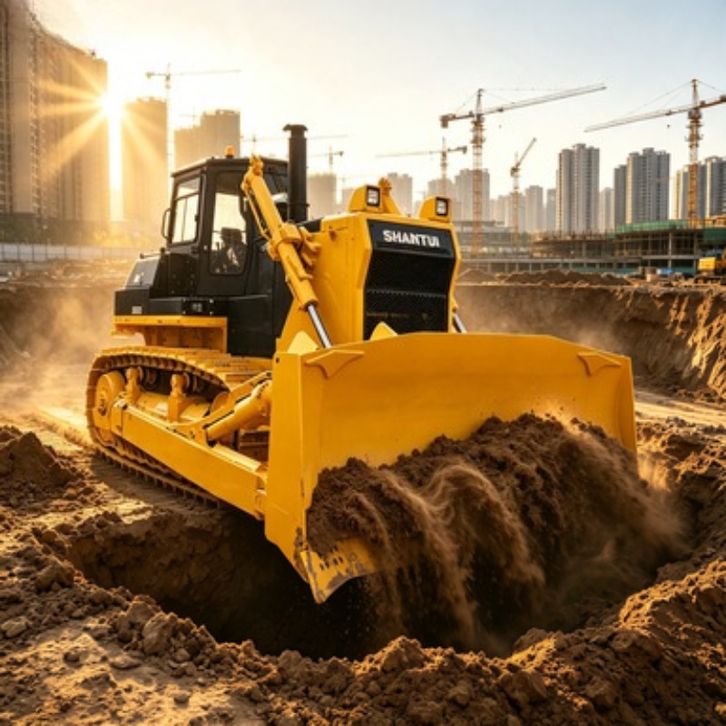 Heavy Equipment In Mining - Bulldozer Cingolato SD22, Macchina Movimento Terra