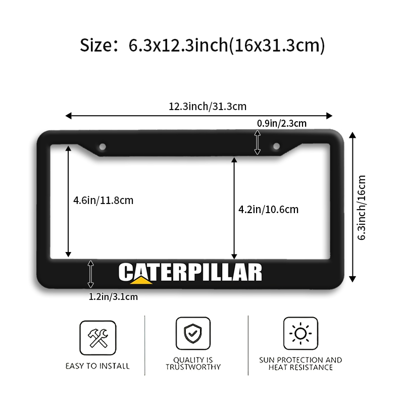 Cornice Porta Targa Auto CATER - Heavy Equipment License recensione e prezzo