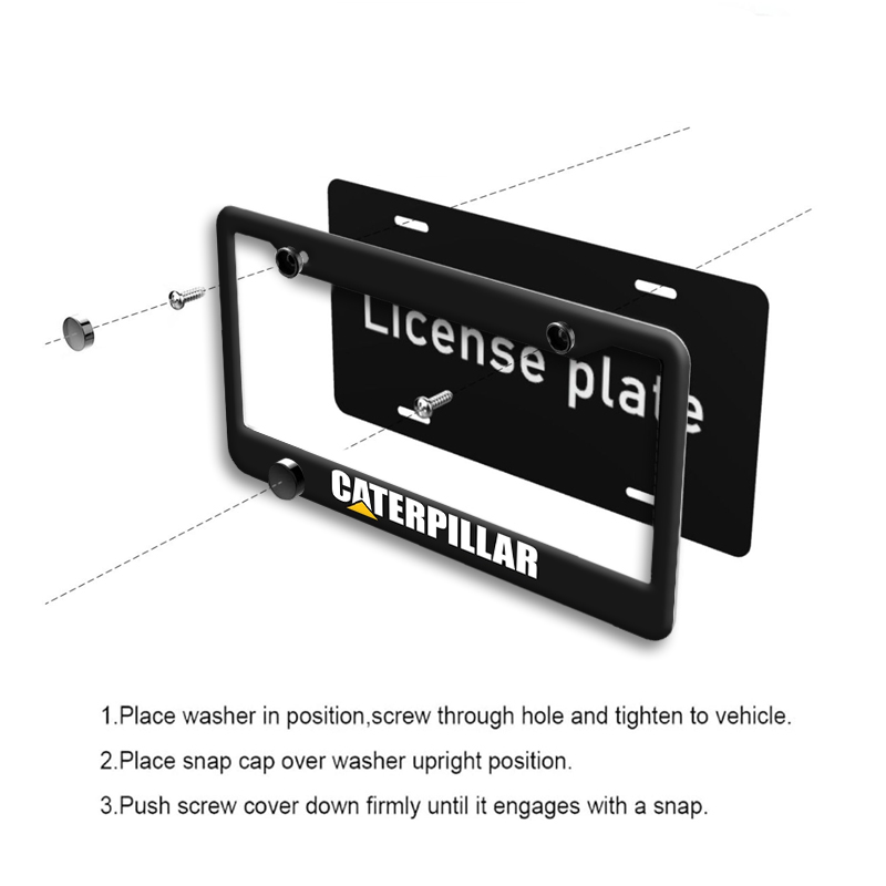 Cornice Porta Targa Auto CATER - Heavy Equipment License recensione e prezzo
